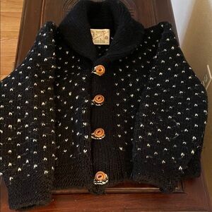 Cozy Black Knit Women’s Jacket